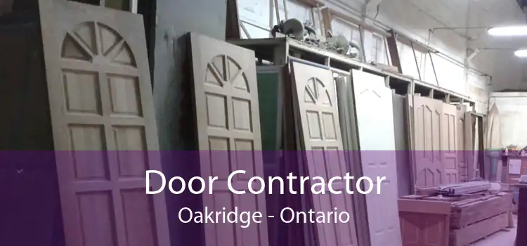 Door Contractor Oakridge - Ontario