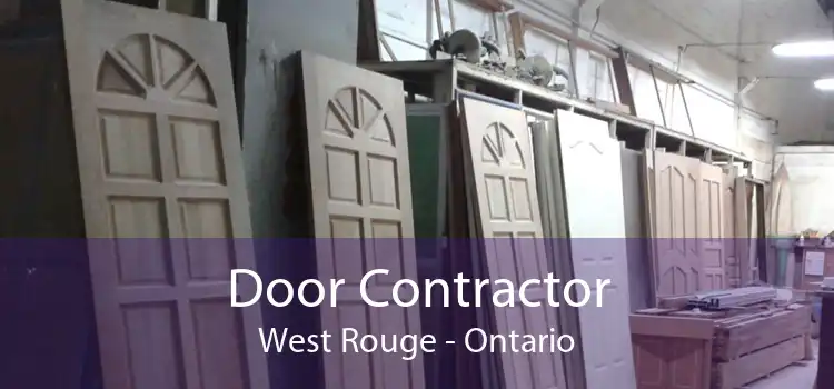 Door Contractor West Rouge - Ontario