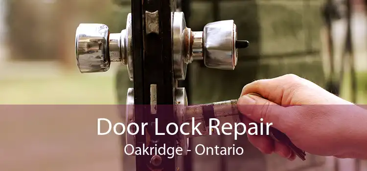 Door Lock Repair Oakridge - Ontario