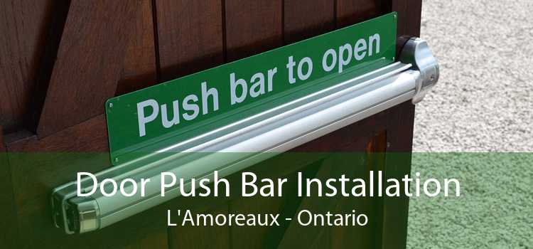 Door Push Bar Installation L'Amoreaux - Ontario