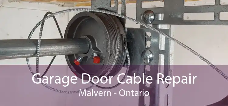 Garage Door Cable Repair Malvern - Ontario