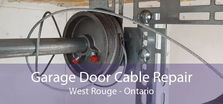 Garage Door Cable Repair West Rouge - Ontario