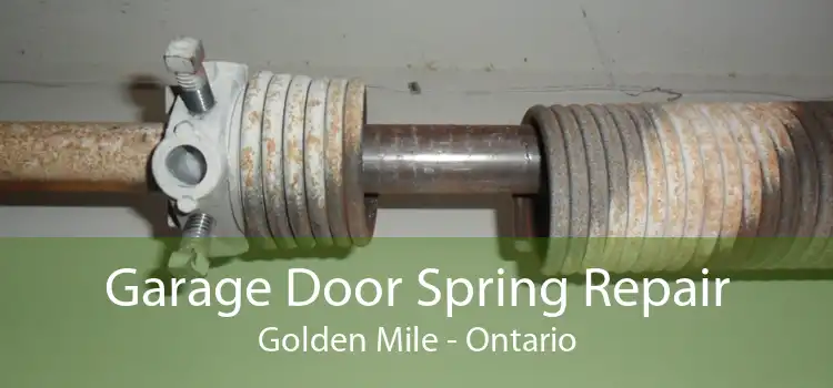 Garage Door Spring Repair Golden Mile - Ontario