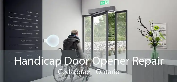 Handicap Door Opener Repair Cedarbrae - Ontario