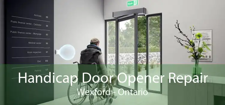 Handicap Door Opener Repair Wexford - Ontario
