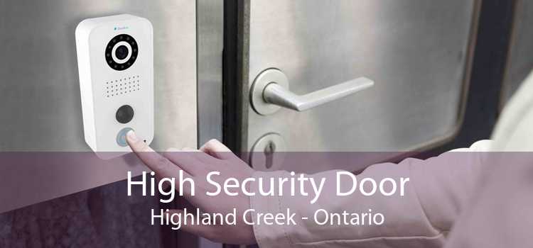 High Security Door Highland Creek - Ontario