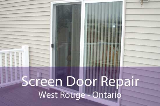 Screen Door Repair West Rouge - Ontario